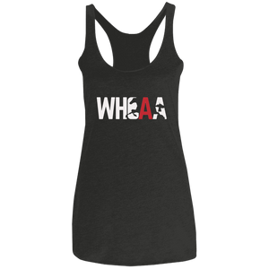 Open image in slideshow, Triblend Racerback Tank White Letters
