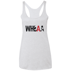 Open image in slideshow, Triblend Racerback Tank Black Letters
